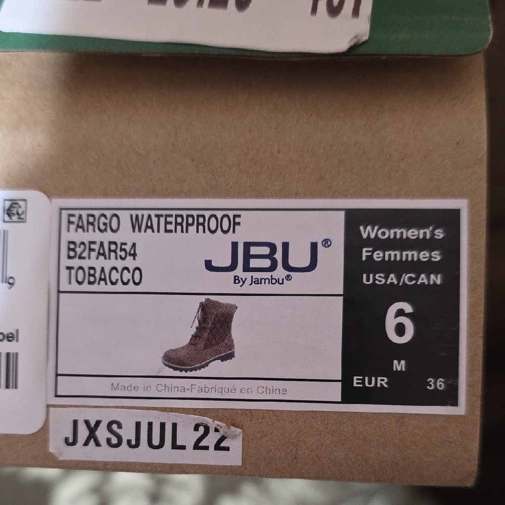 JBU Brown Quilted Lace-Up Ankle Boot - Picture 2 of 10